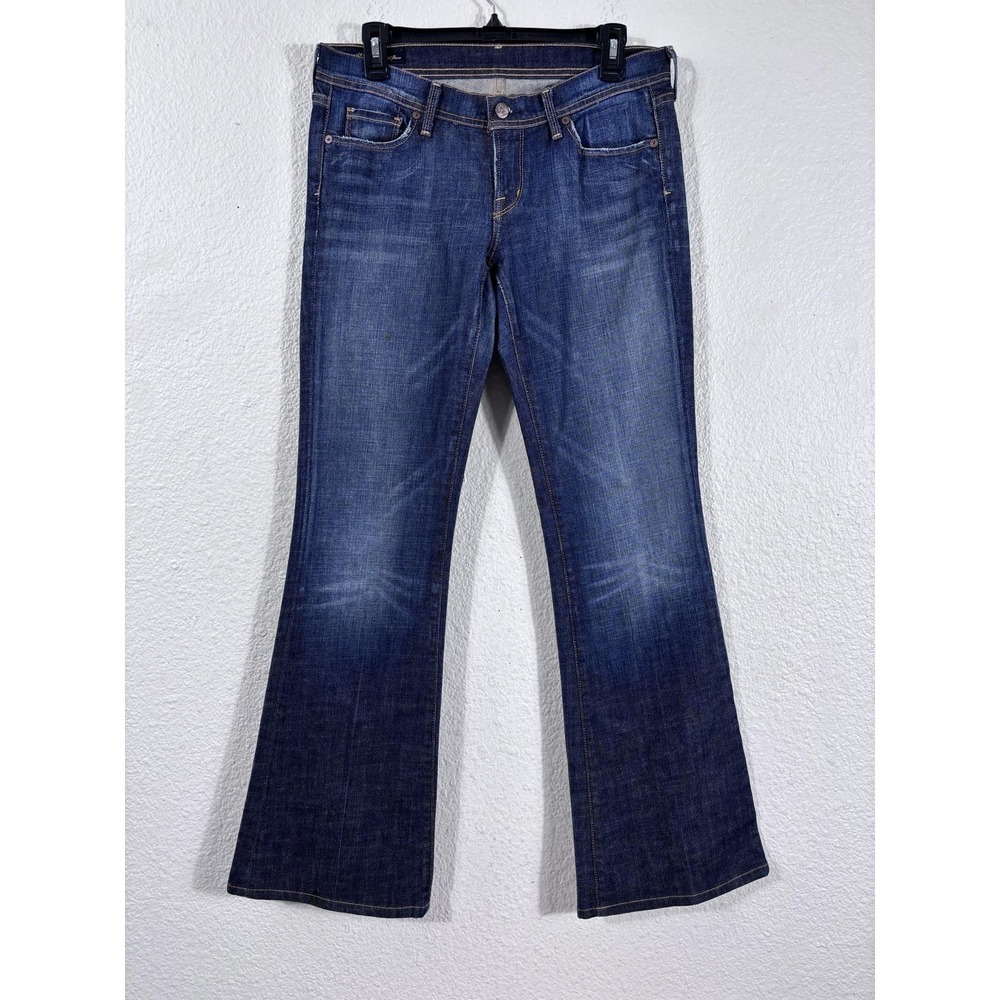 Citizens Of Humanity Jeans Womens 29 Blue Ingrid Low Waist Flare Stretch Denim